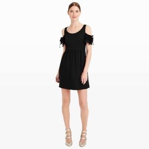 NWT Club Monaco Annina Cold-Shoulder Dress Black